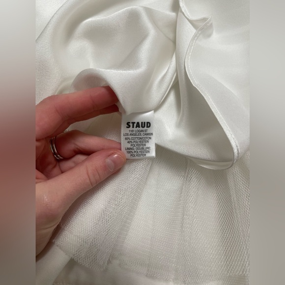 STAUD Landscape Dress White - Picture 10 of 11